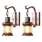 Industriële Retro Wandlamp Met Hangende Lantaarnkap