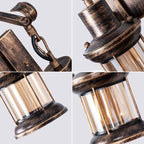 Industriële Retro Wandlamp Met Hangende Lantaarnkap