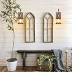 Industriële Retro Wandlamp Met Hangende Lantaarnkap
