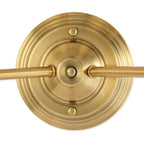 Klassieke Wandlamp Met Stoffen Kap En Messing Armatuur