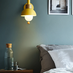 Scandinavische Wandlamp Met Trekkoordschakelaar En Decoratieve Koepelkap