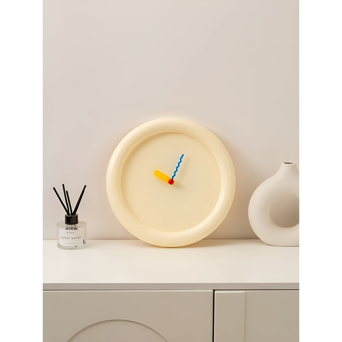 Memphis Wandklok Met Geometrisch Design
