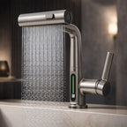 Flexibele Kraan met LED Temperatuurweergave voor Keuken en Badkamer