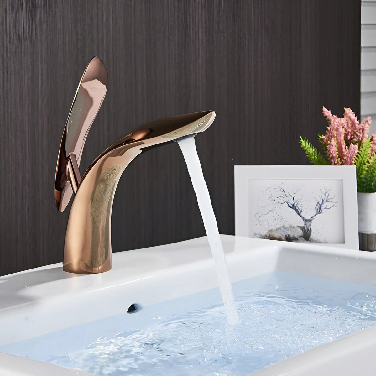 Luxe Waterval Wastafelkraan Met Eénhendelbediening