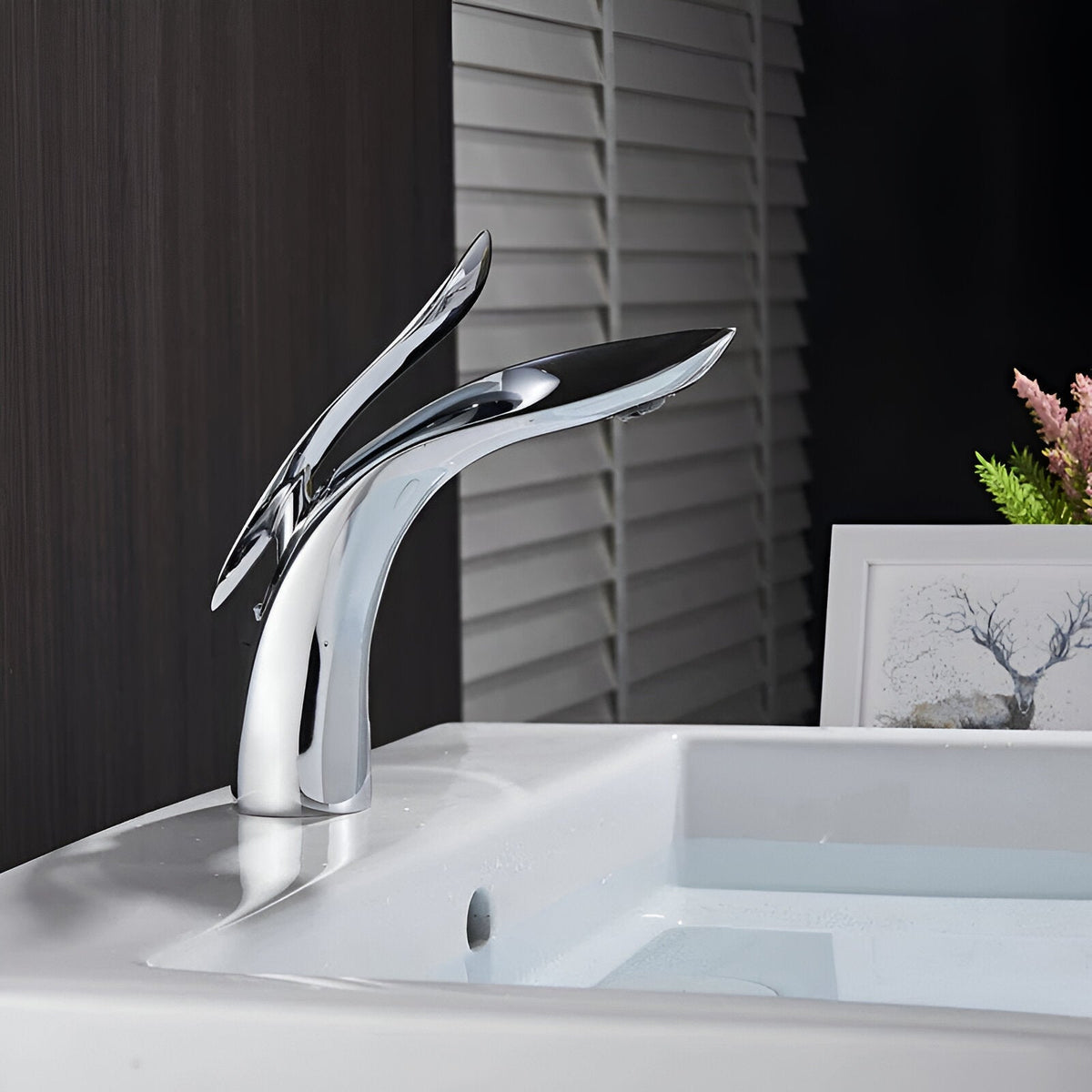 Luxe Waterval Wastafelkraan Met Eénhendelbediening