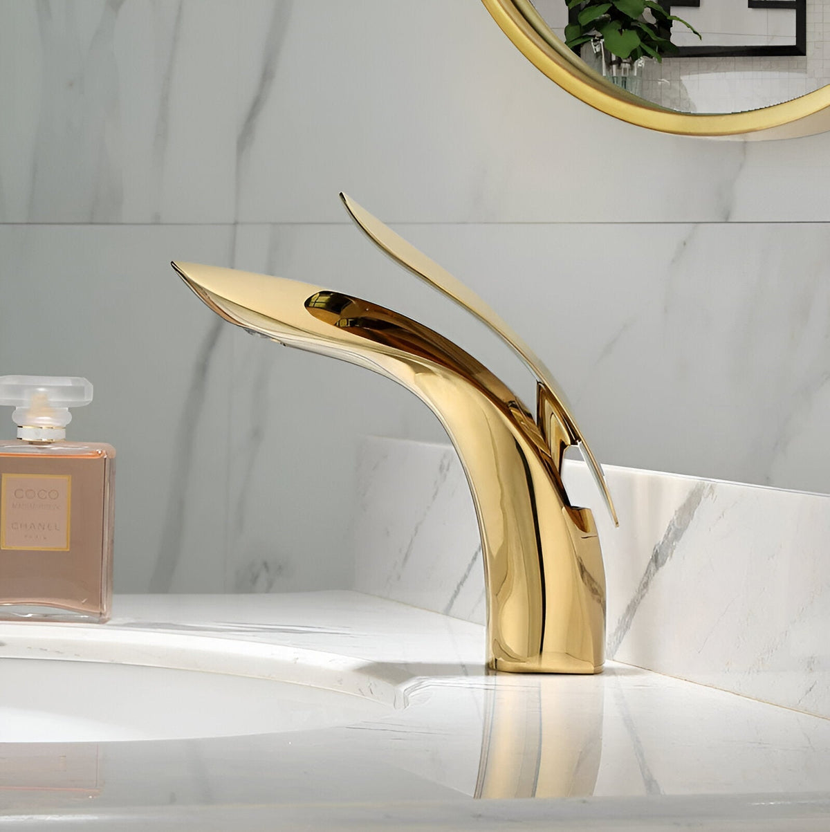 Luxe Waterval Wastafelkraan Met Eénhendelbediening