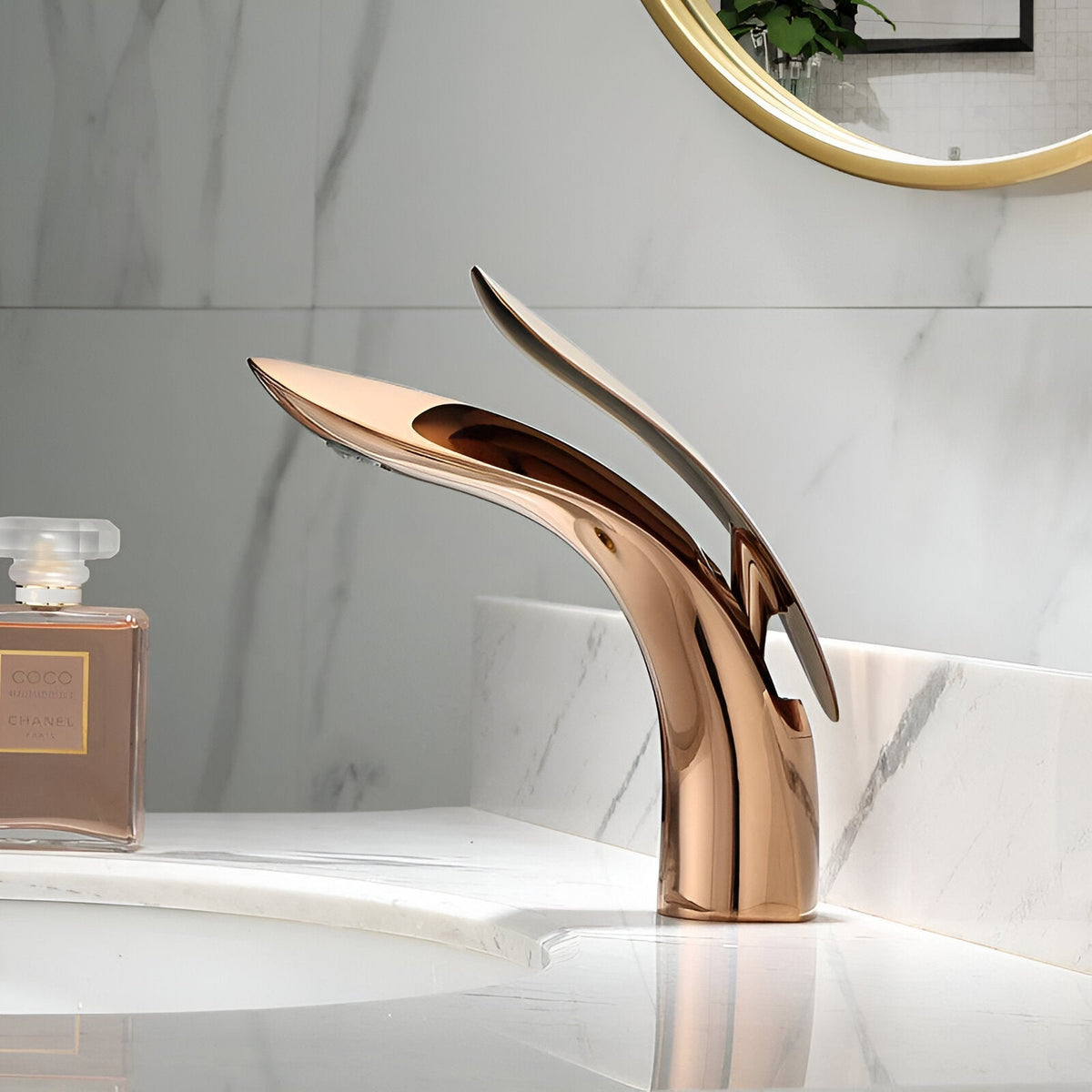 Luxe Waterval Wastafelkraan Met Eénhendelbediening