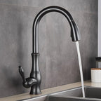 Uittrekbare Keukenkraan met Flexibele Sproeikop voor Spoelbak en Keuken