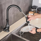 Uittrekbare Keukenkraan met Flexibele Sproeikop voor Spoelbak en Keuken