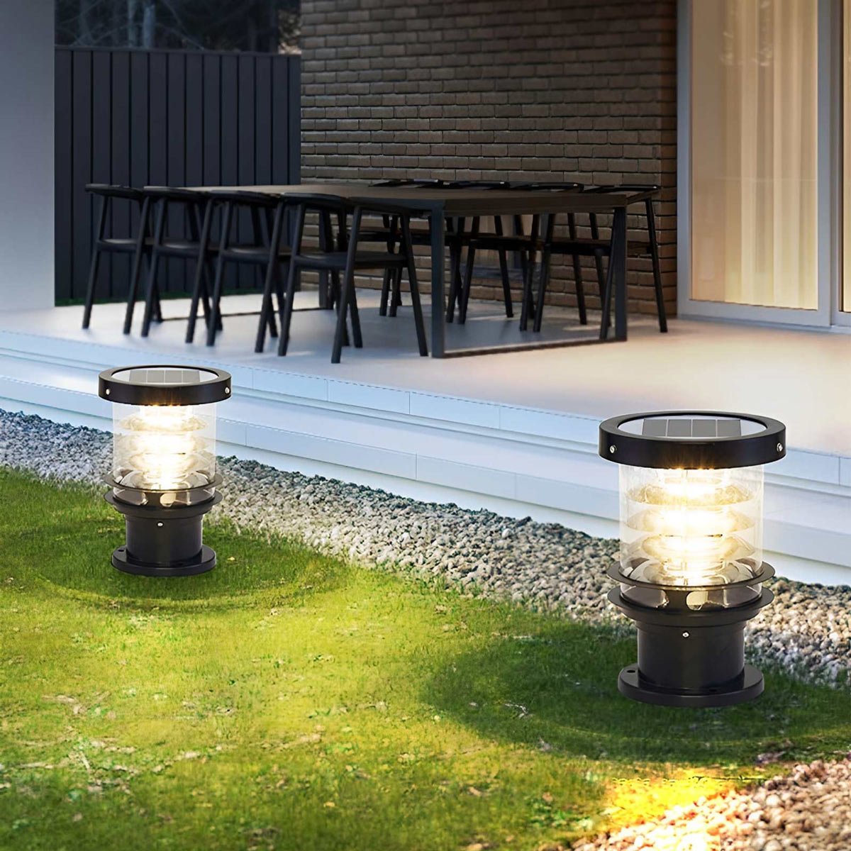 Moderne Buitenlamp met Cilindrisch Ontwerp en Ledverlichting