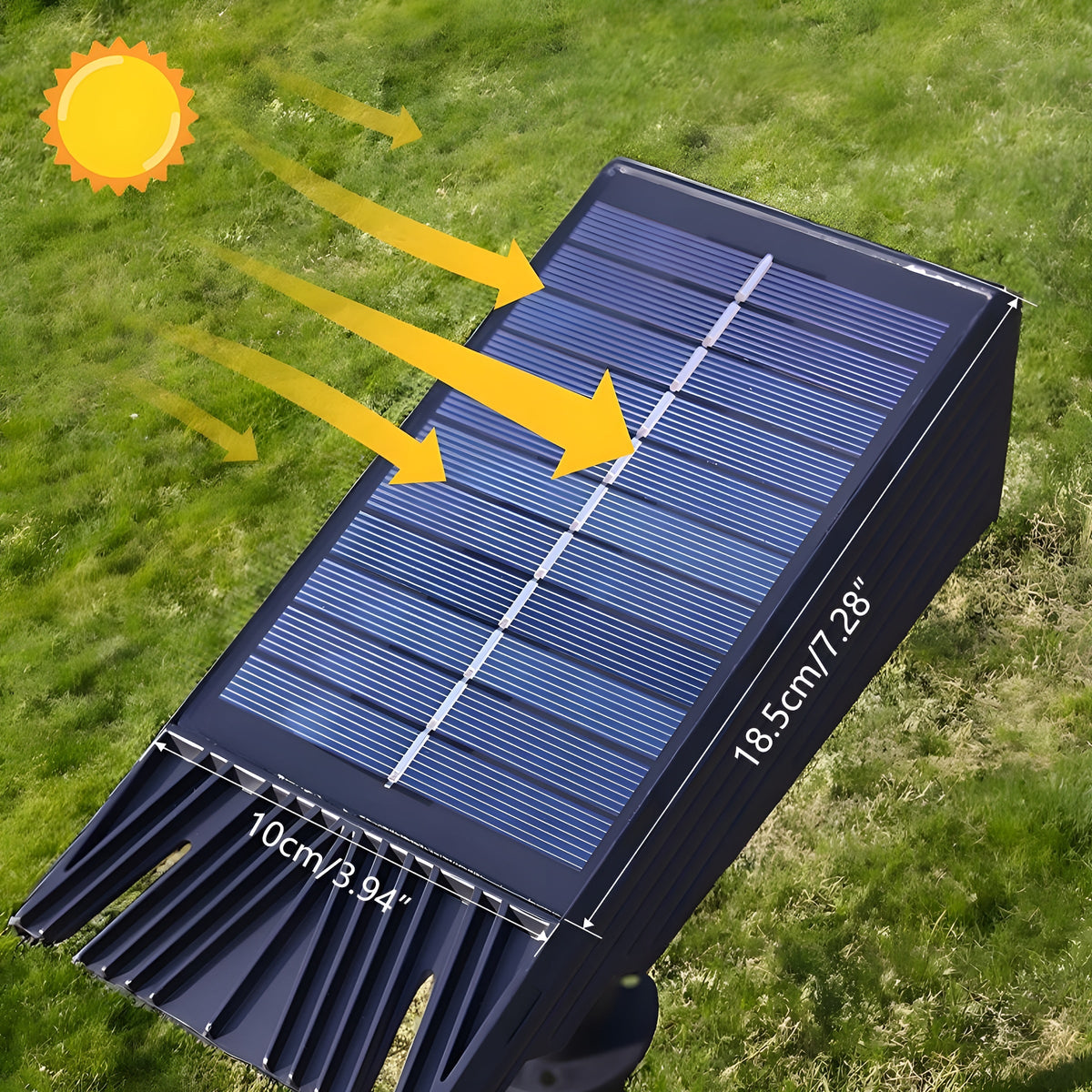 Solar Buitenfaretto Richtbaar Warm Lichtaccent