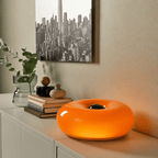 Geometrische Donutlamp Voor Wand En Tafel Met Oplaadbare Accu