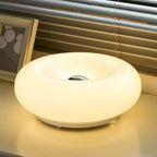 Geometrische Donutlamp Voor Wand En Tafel Met Oplaadbare Accu