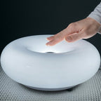 Geometrische Donutlamp Voor Wand En Tafel Met Oplaadbare Accu