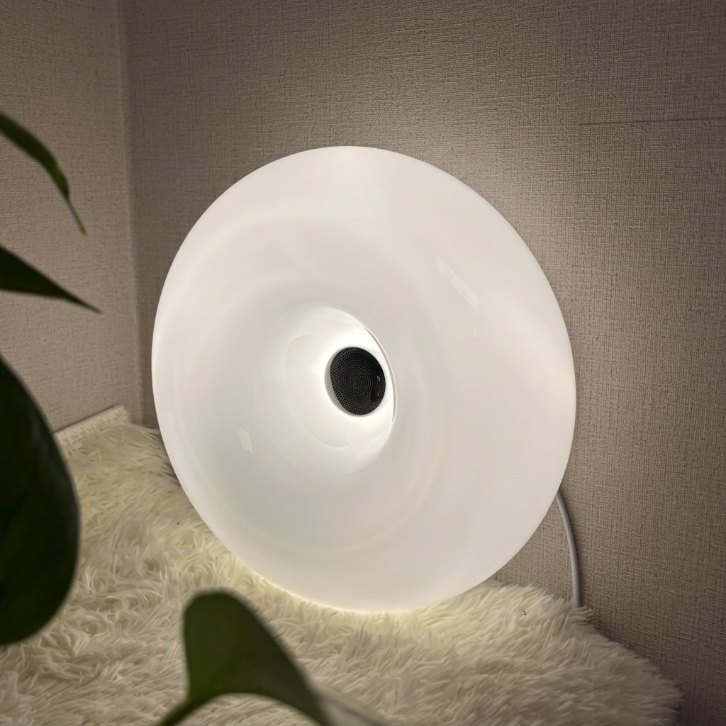 Geometrische Donutlamp Voor Wand En Tafel Met Oplaadbare Accu