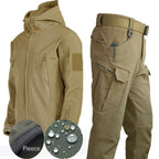 Outdoorkleding voor Heren met Gevoerde Jas en Cargobroek