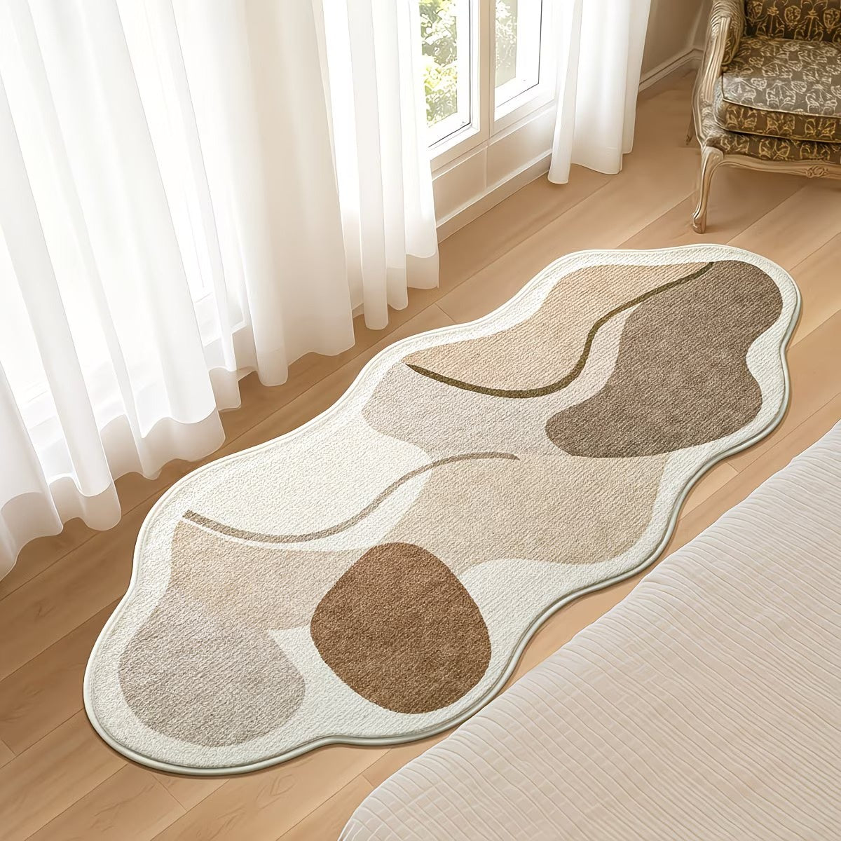 Wolkvormig Vloerkleed met Abstract Patroon