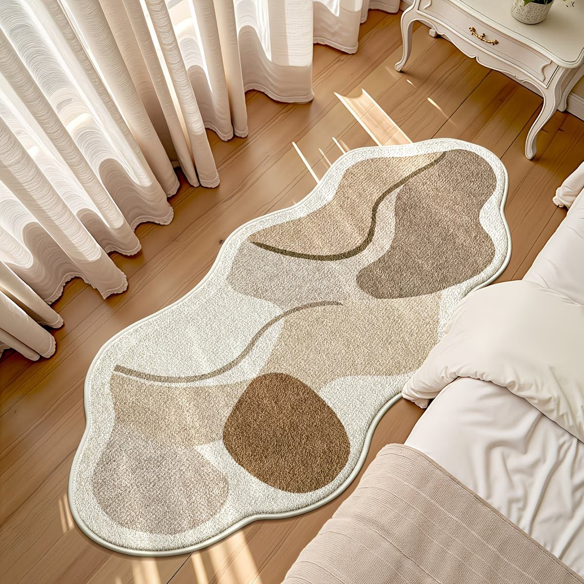 Wolkvormig Vloerkleed met Abstract Patroon