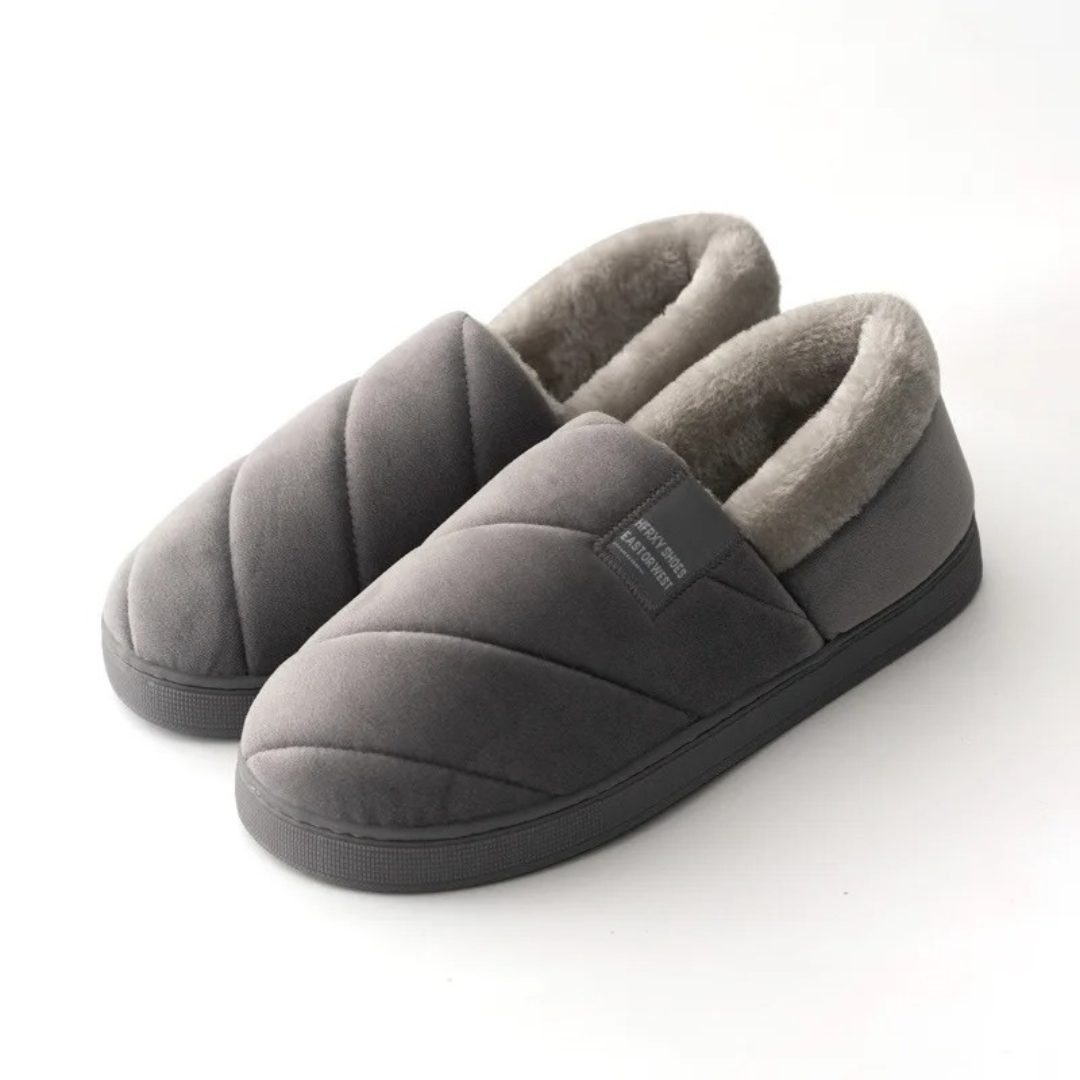 Heren Bontpantoffel Met Warme Voering En Dagelijkse Antislip Stabiliteit