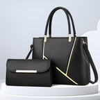 Dames Handtassenset met Tote en Crossbody voor Strakke Organisatie en Tijdloze Stijl