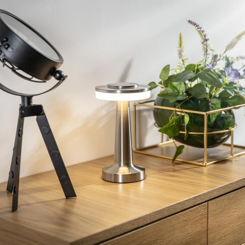 Retro Tafellamp Met Dimbare LED Verlichting Voor Sfeervolle En Flexibele Verlichting