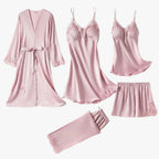 Pyjama Set Met Zachte Stof En Comfortabele Elegante Draagvorm