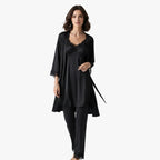 Pyjama Set Met Zachte Stof En Comfortabele Elegante Draagvorm