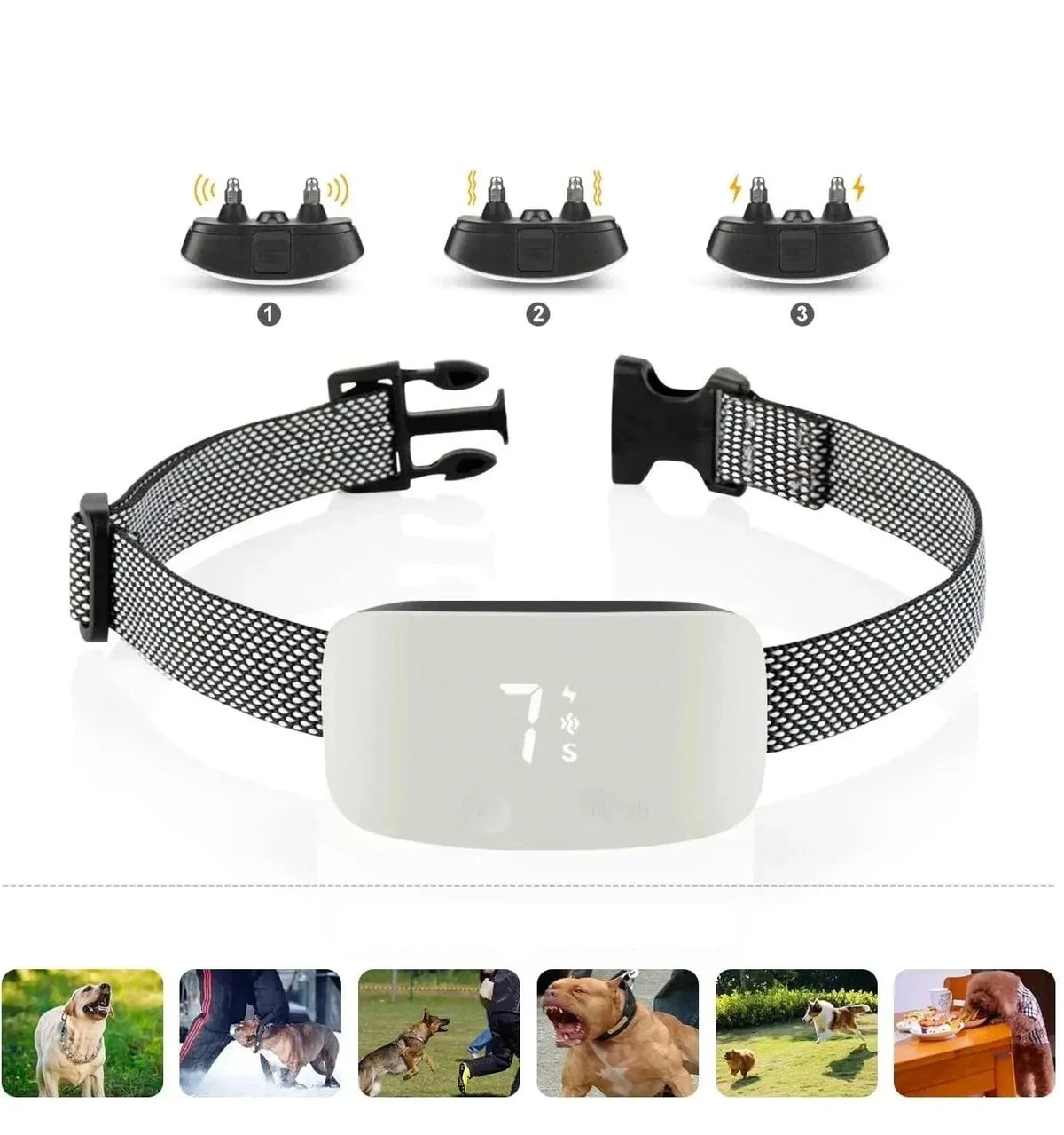 Anti‑Blaf Hondhalsband Met Automatische Detectie En Comfortabele Pasvorm